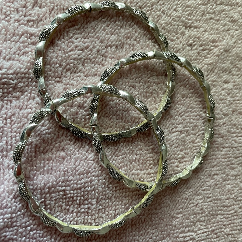 3 Bangle Bracelets
